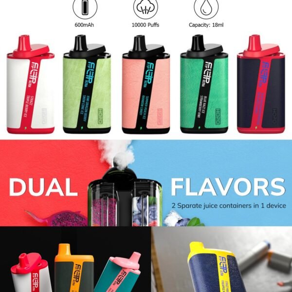 HOPO FLIP TIP ULTRA 10K DISPOSABLE 10CT DISPLAY