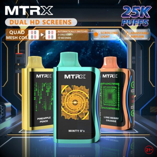 MTRX MX 25K DISPOSABLE 5CT DISPLAY