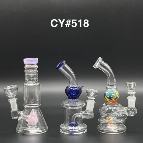 MINI GLASS WATER PIPE -CY#518