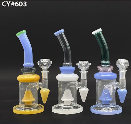 DOUBLE TRIANGLE WATERPIPE -CY#603