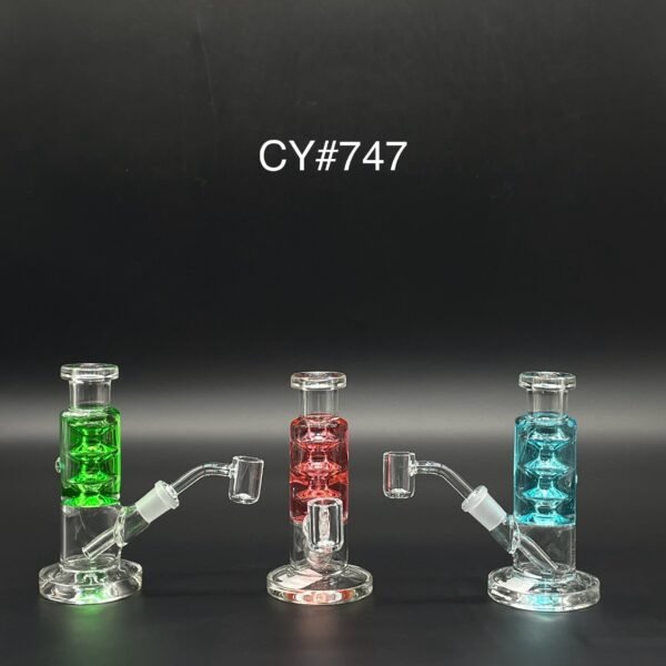 GLYCERIN MINI BEAKER WATERPIPE (2740) -CY#747