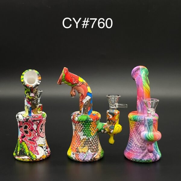SILICONE BONG GRAPHIC DESIGN -CY#760