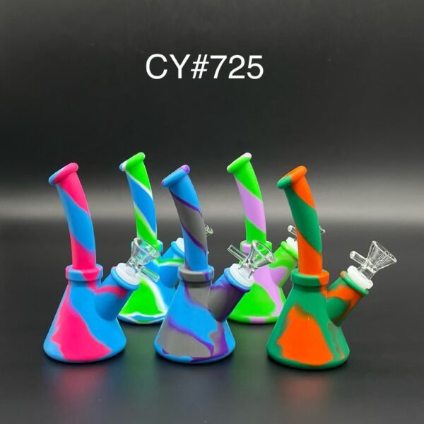 MINI SILICONE GLASS BUBBLER -CY#725