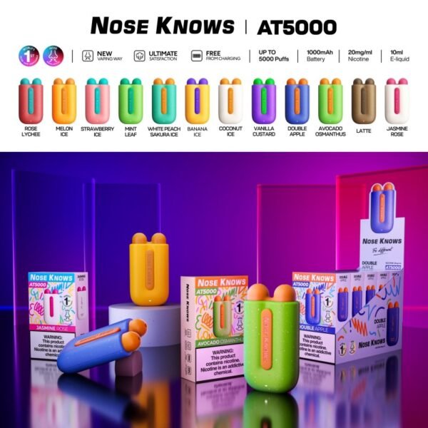 NOSE KNOWS AT 5K DISPOSABLE 5CT DISPLAY