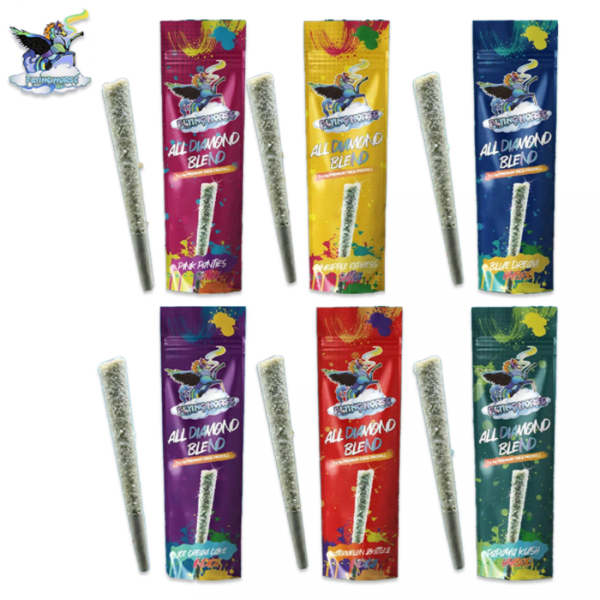 FLYING HORSE ALL DIAMOND 10X2G PREMIUM THCA PREROLL 10CT DISPLAY