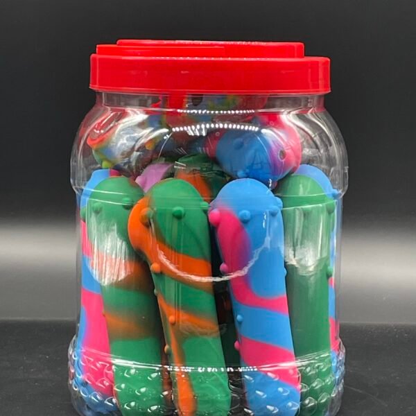 SILICONE PICKLE PIPE 15CT JAR CY#787