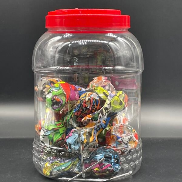 ASSORTED SILICONE HP 12CT JAR CY#786