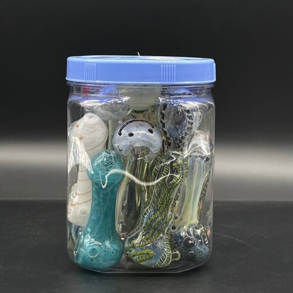 3" HAND PIPE MIXT 20CT JAR -CY#279