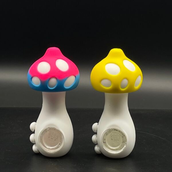MUSHROOM SILICONE PIPE -CY#739