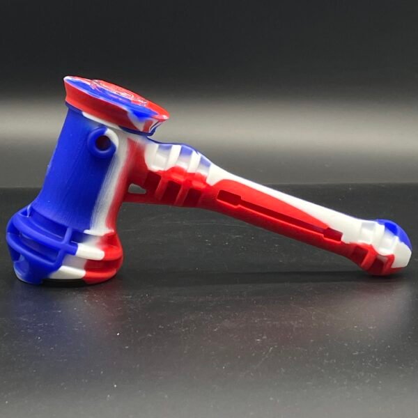 SILICONE HAMMER BUBBLER PIPE -CY#766