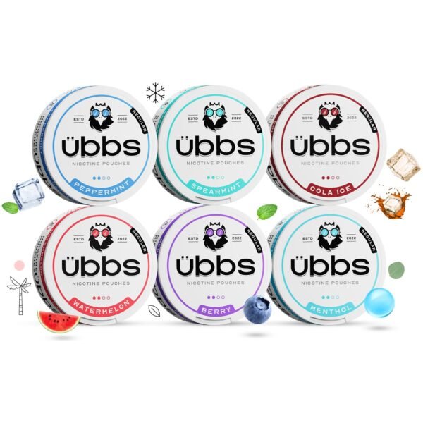 UBBS POUCHES NICOTINE 5CT