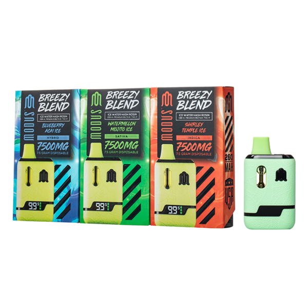 MODUS BREEZY BLEND 7500MG CB9 THCP DISPOSABLE