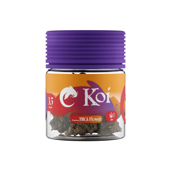 KOI THCA FLOWER 3.5G GUMMIES INDICA JAR
