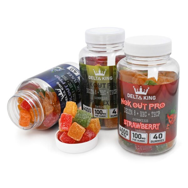 DELTA KING NOKOUT PRO 4000MG CAVIAR KUSH INDICA 1JAR
