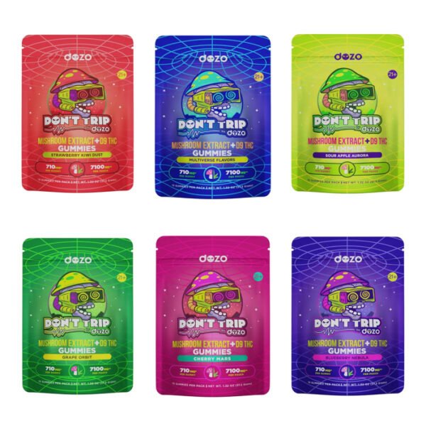 DOZO MUSHROOM D9 7100MG GUMMIES 10CT PER PK