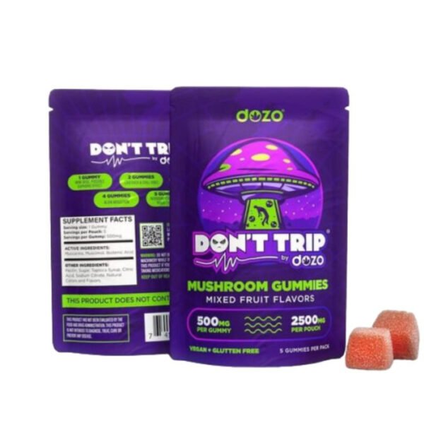 DOZO TRIP MUSHROOM 2500MG GUMMIES MIXED FRUIT 1PK