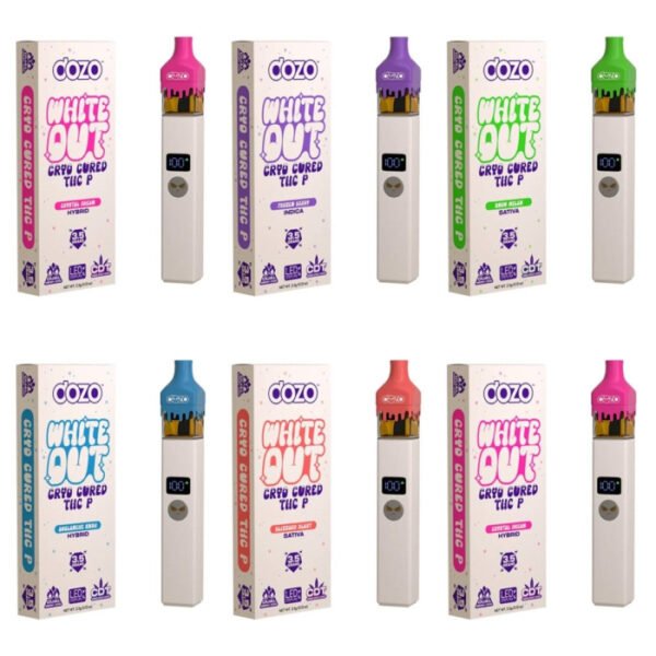 DOZO WHITE OUT CRYO CURED THCP 3.5G DISPOSABLE