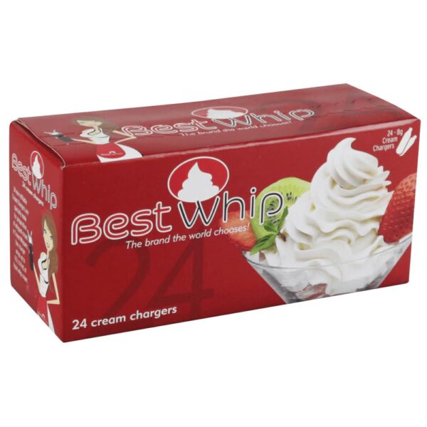 BEST WHIP CREAM CHARGERS 24PCS (FOR FOOD PURPOSE ONLY)