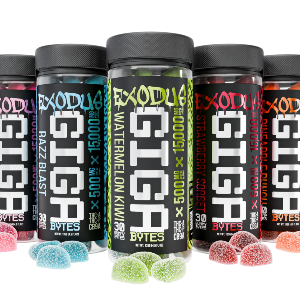 EXODUS GIGABYTES 15000MG GUMMIES 30CT JAR