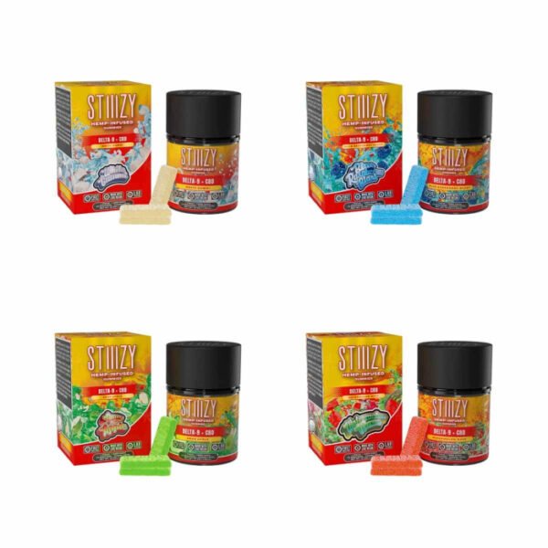 STIIIZY D9 CBD 225MG GUMMIES 15CT JAR