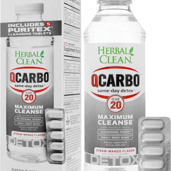 HERBAL CLEAN Q-CARBO CLEAR 20 OZ