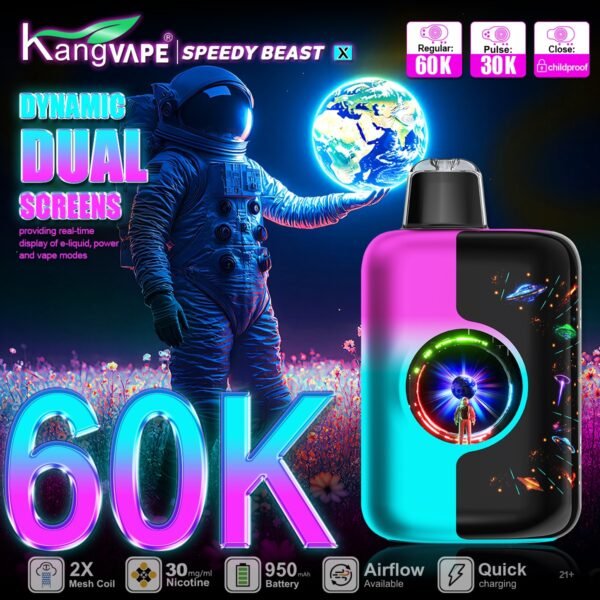 KANGVAPE BEAST 60K DISPOSABLE 5CT DISPLAY