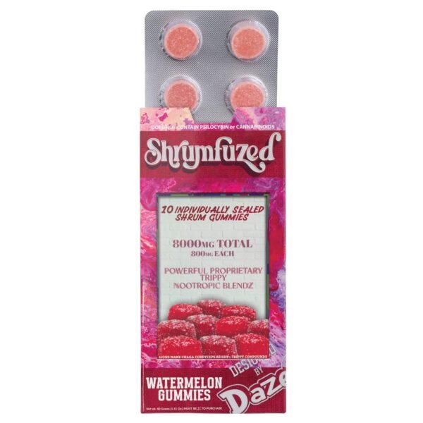 DAZE SHRUMFUZD 9600MG GUMMIES 6PCS/1PK