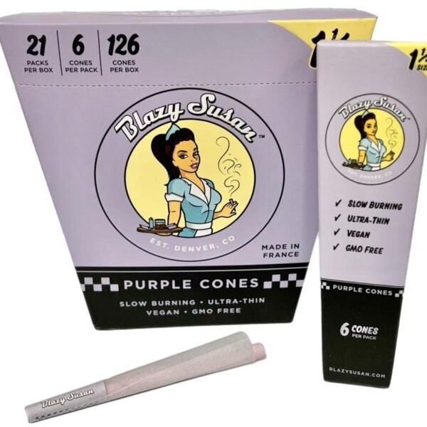 BLAZY SUSAN 6 CONES 126CT BOX