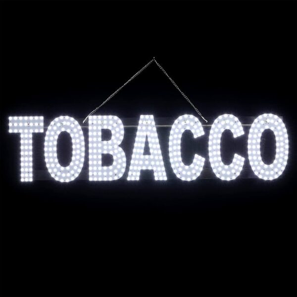LED TOBACCO AND D8 SIGN 9*38