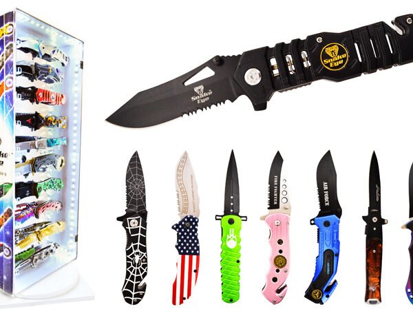 SNAKE EYE KNIFE DISPLAY 24CT