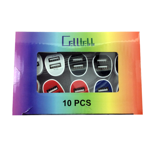CELLTEKK USB CAR CHARGER SKU-CTKK264CC-10 BOX