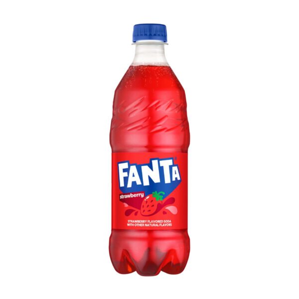 FANTA STRAWBERRY DRINK 20FL OZ (1.25PT) 591ML 24CT