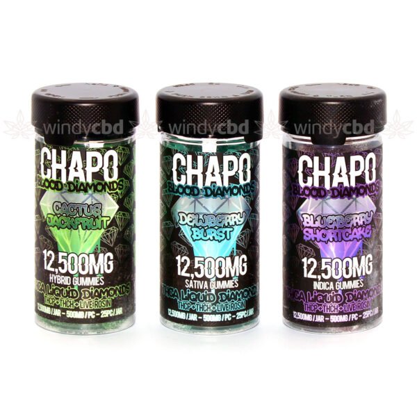 CHAPO BLOOD DIAMONDS 12500MG GUMMIES CACTUS JACKFRUIT HYBRID