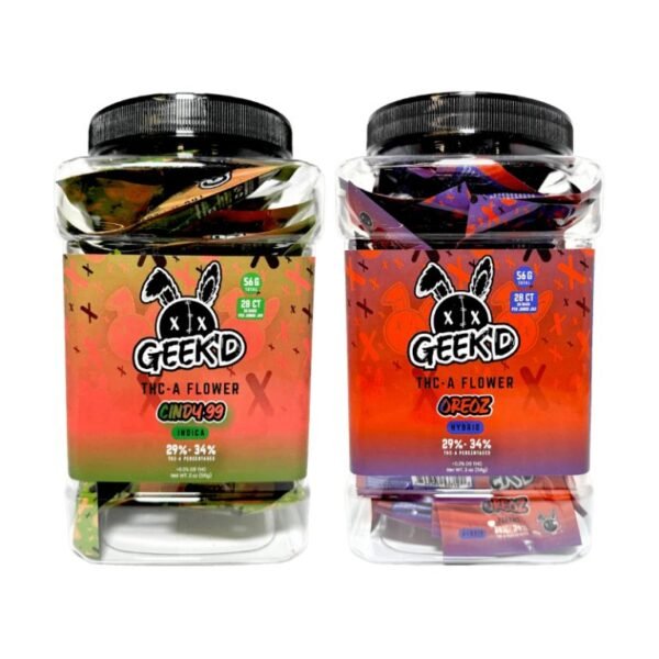 GEEK'D 2G THCA FLOWER 28CT