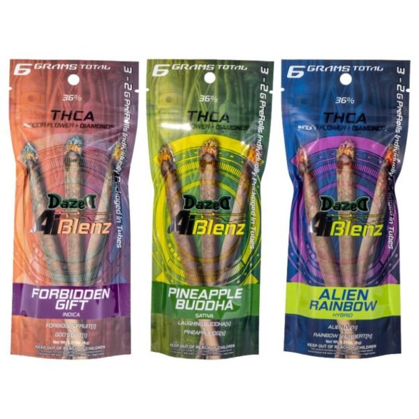 DAZED AI BLENZ 3PK 2G PRE-ROLL 8PK