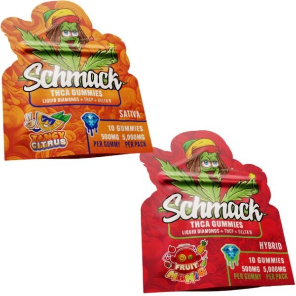 SCHMACK THCA LIQUID DIAMOND 5000MG GUMMIES