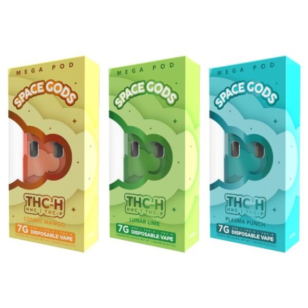 SPACE GODS 7G MEGA MOD THCH THCP DISPOSABLE