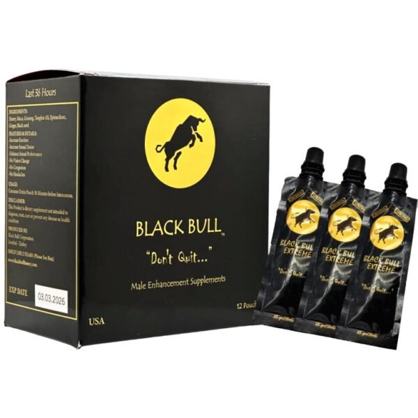 BLACK BULL ENHANCEMENT HONEY 15 POUCHES