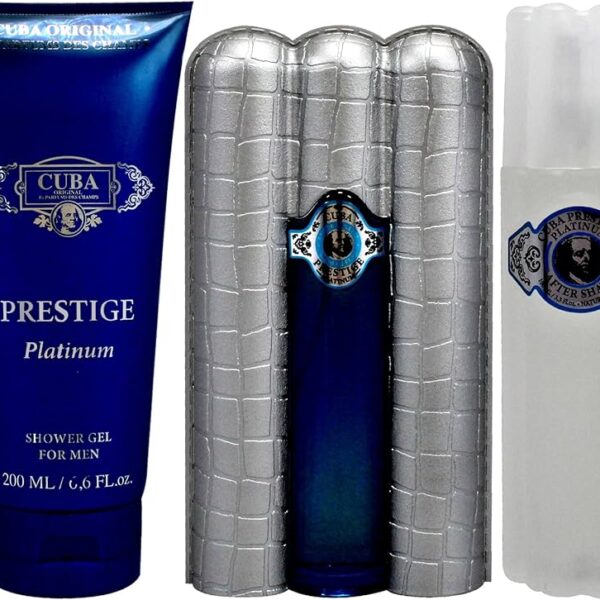 CUBA PLATINUM 3PCS SET FORM MEN DISPLAY