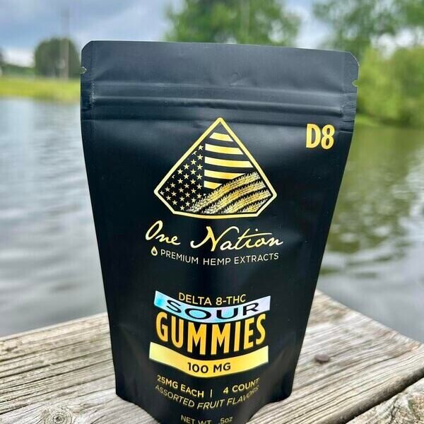 ONE NATION D8 GUMMIES 100MG