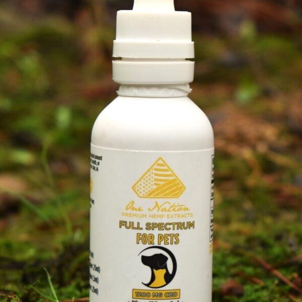 ONE NATION FULL SPECTRUM 1200MG CBD PETS