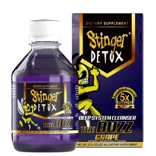 STINGER DETOX PERMANENT CLEANSER 7DAY 8OZ GRAPE