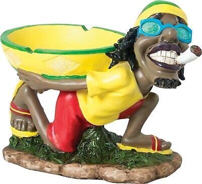 FUJIMA 5'' JAMAICAN POLYSTONE ASHTRAY
