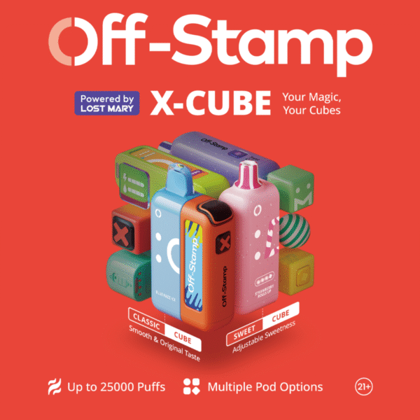 OFF STAMP X-CUBE 25K KIT DISPOSABLE 5CT DISPLAY