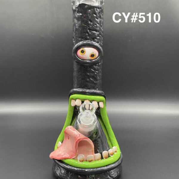 18 INCH MONSTER FACE BIG WATER PIPE -CY#510