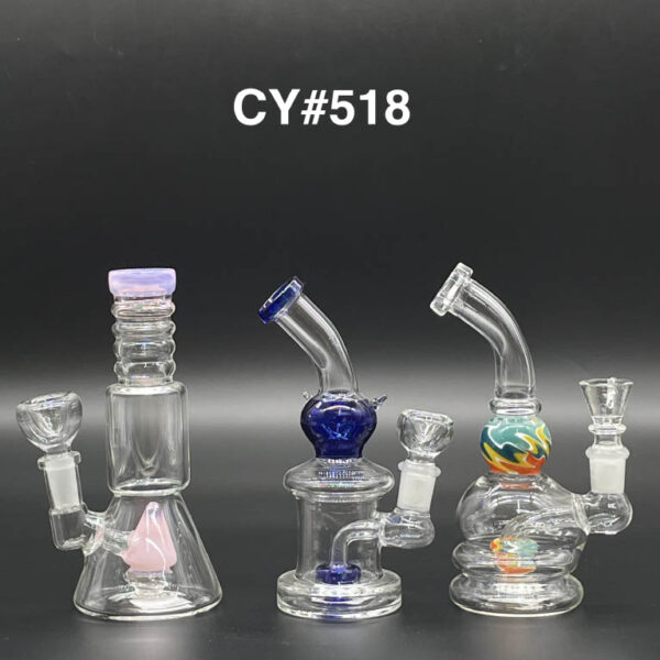 MINI GLASS WATER PIPE -CY#518