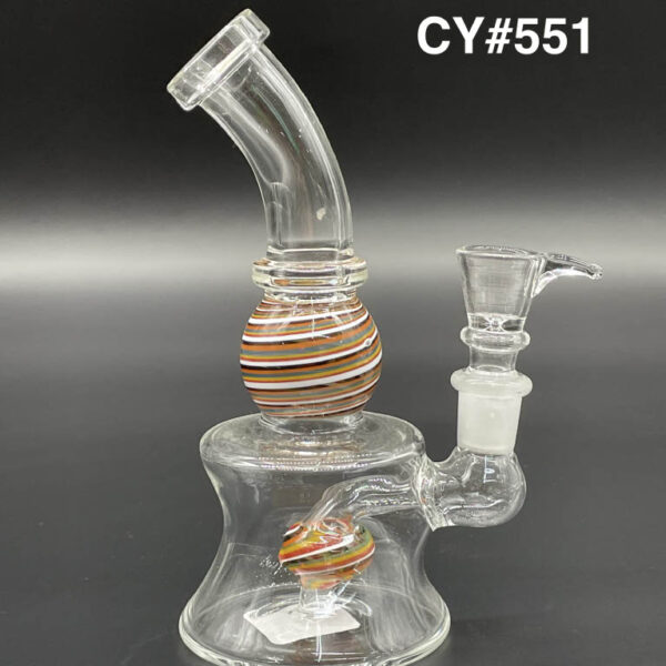 SWIRL MINI GLASS -CY#551