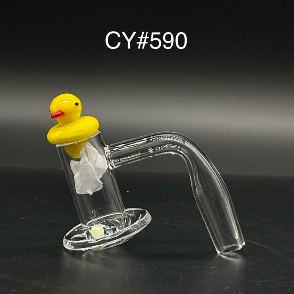 14MM WAX BANGER WITH DUCK 2PC SET (QN296) -CY#590