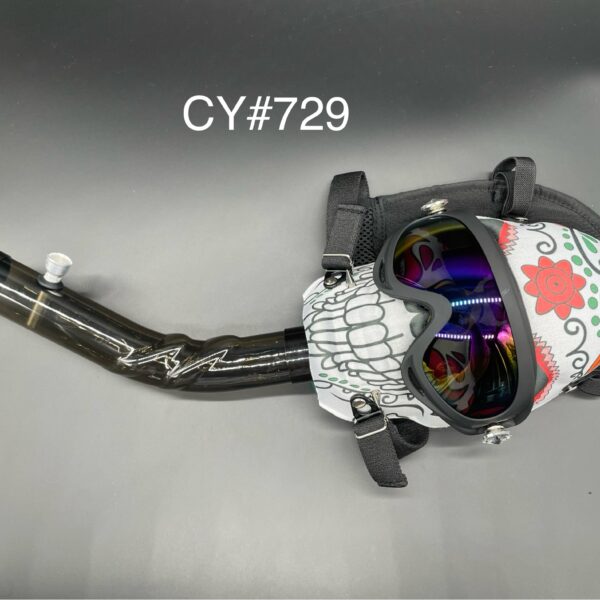 GAS MASK MIX COLOR WITH GLASS -CY#729