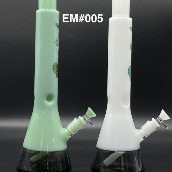 SOCIAL MARSHMALLOW 16 INCH SLYME DUAL COLORED BEAKER WATER PIPE (A7-02/03)-EM#005